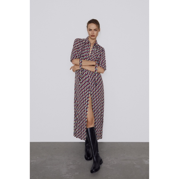 Zara maxi dress with neck ties - Picture 6 of 17